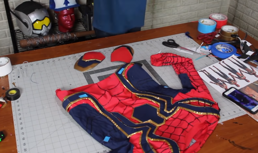 realistic Spiderman costume